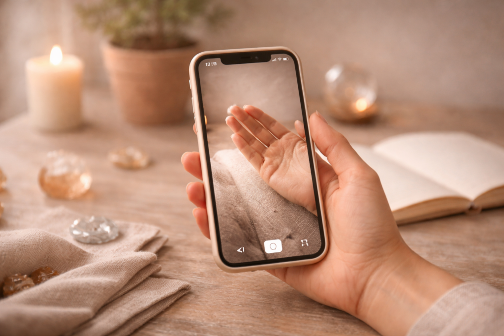 telephone Envoyer photos pour lecture de la main en ligne